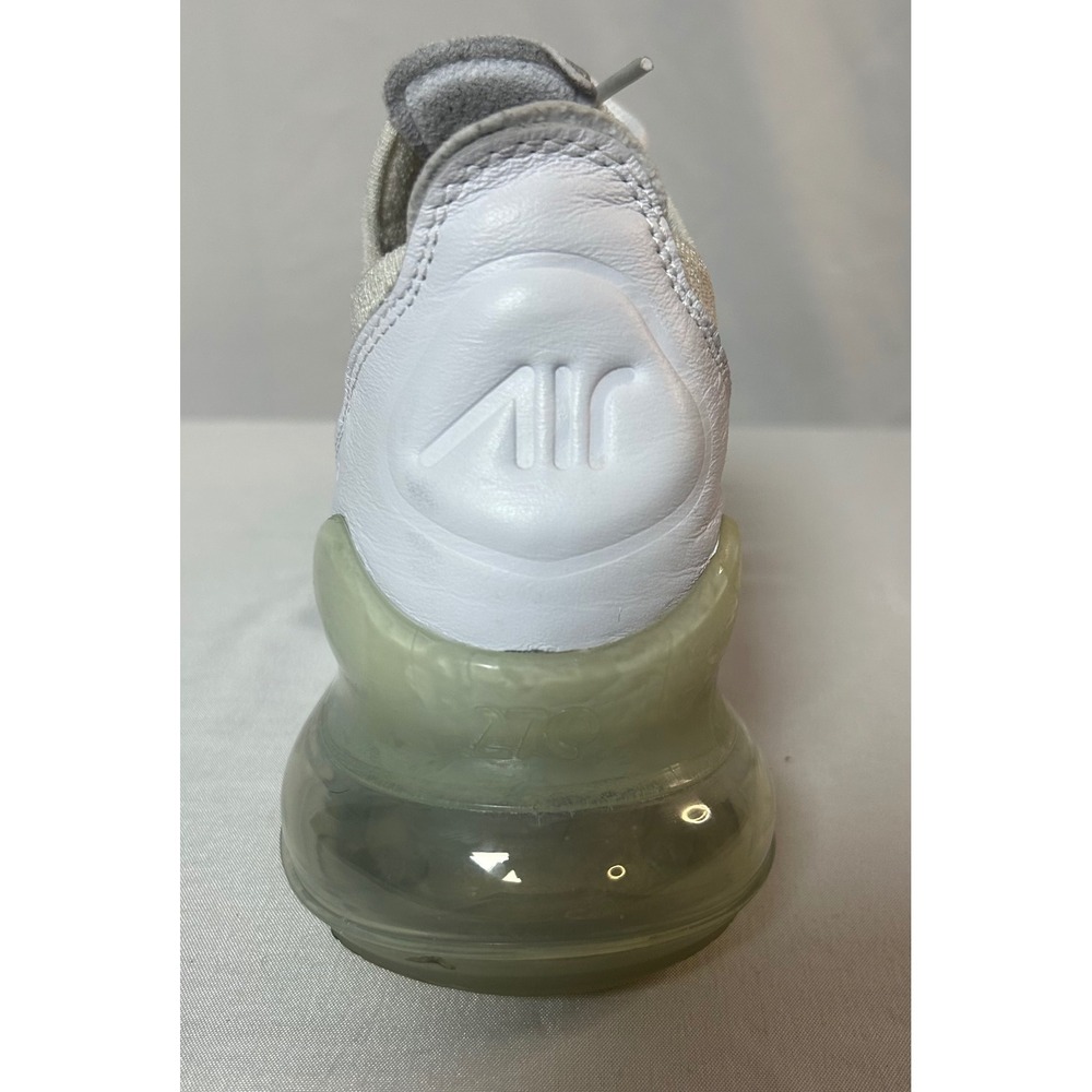 Nike Air Max 270 Flyknit White Black AH6803-100 Women's 8.5 Running Shoes - Picture 5 of 16